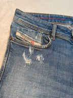 Men Diesel 1979 Sleenker Blue AO3596 Skinny W30 L34 Y2K Jeans