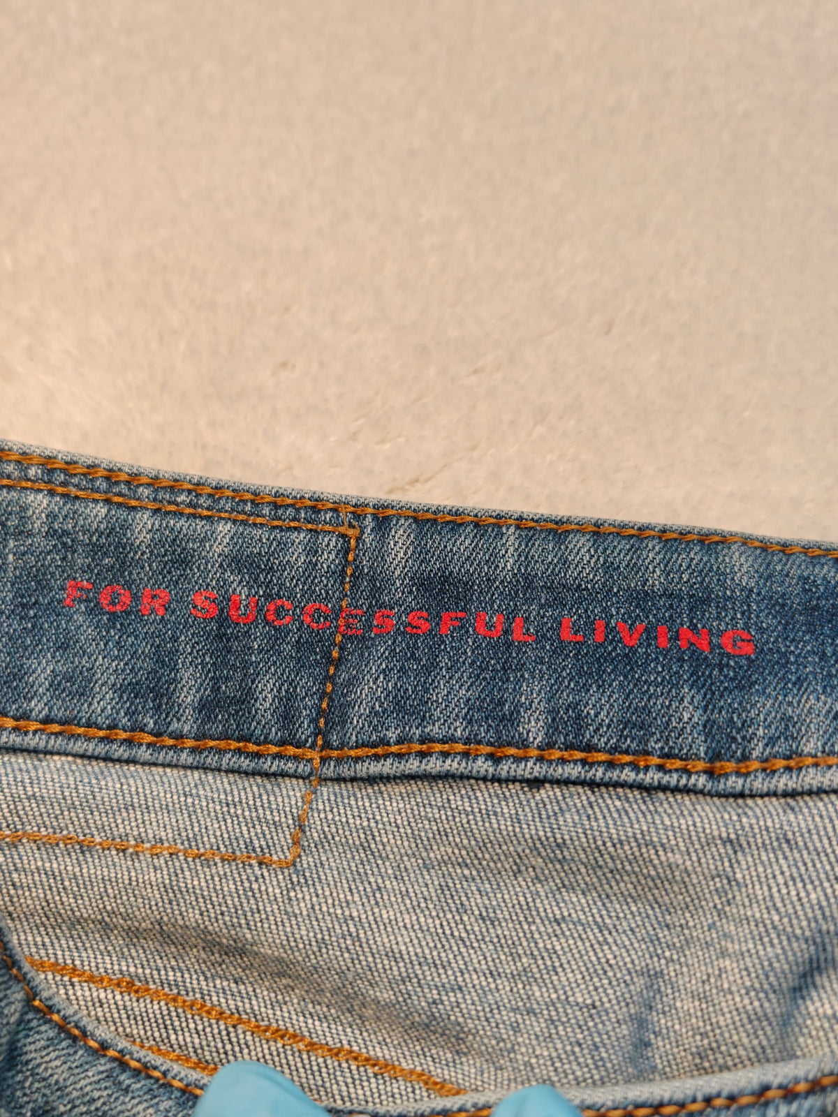Men Diesel 1979 Sleenker Blue AO3596 Skinny W30 L34 Y2K Jeans