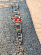 Men Diesel 1979 Sleenker Blue AO3596 Skinny W30 L34 Y2K Jeans