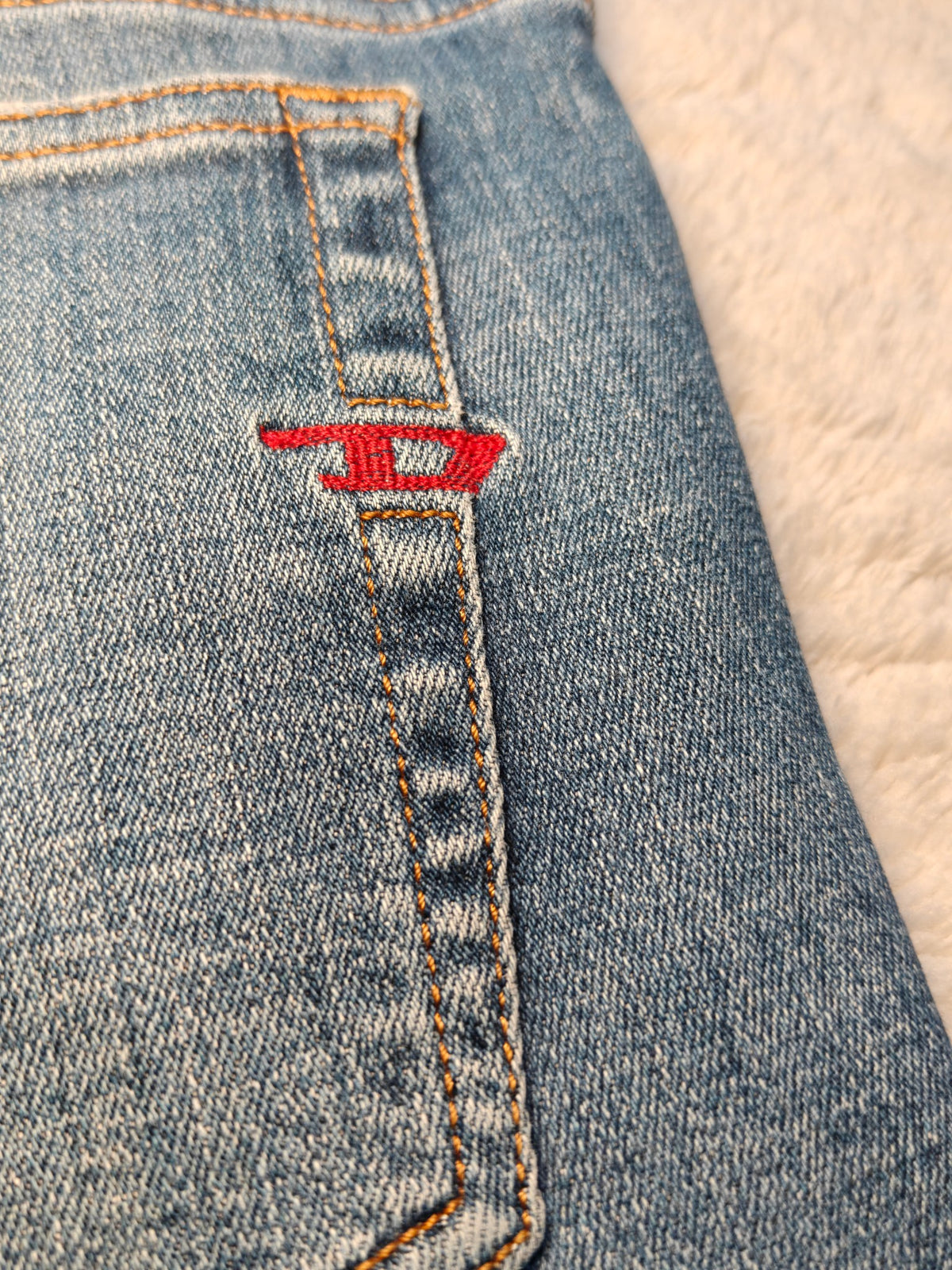 Men Diesel 1979 Sleenker Blue AO3596 Skinny W30 L34 Y2K Jeans