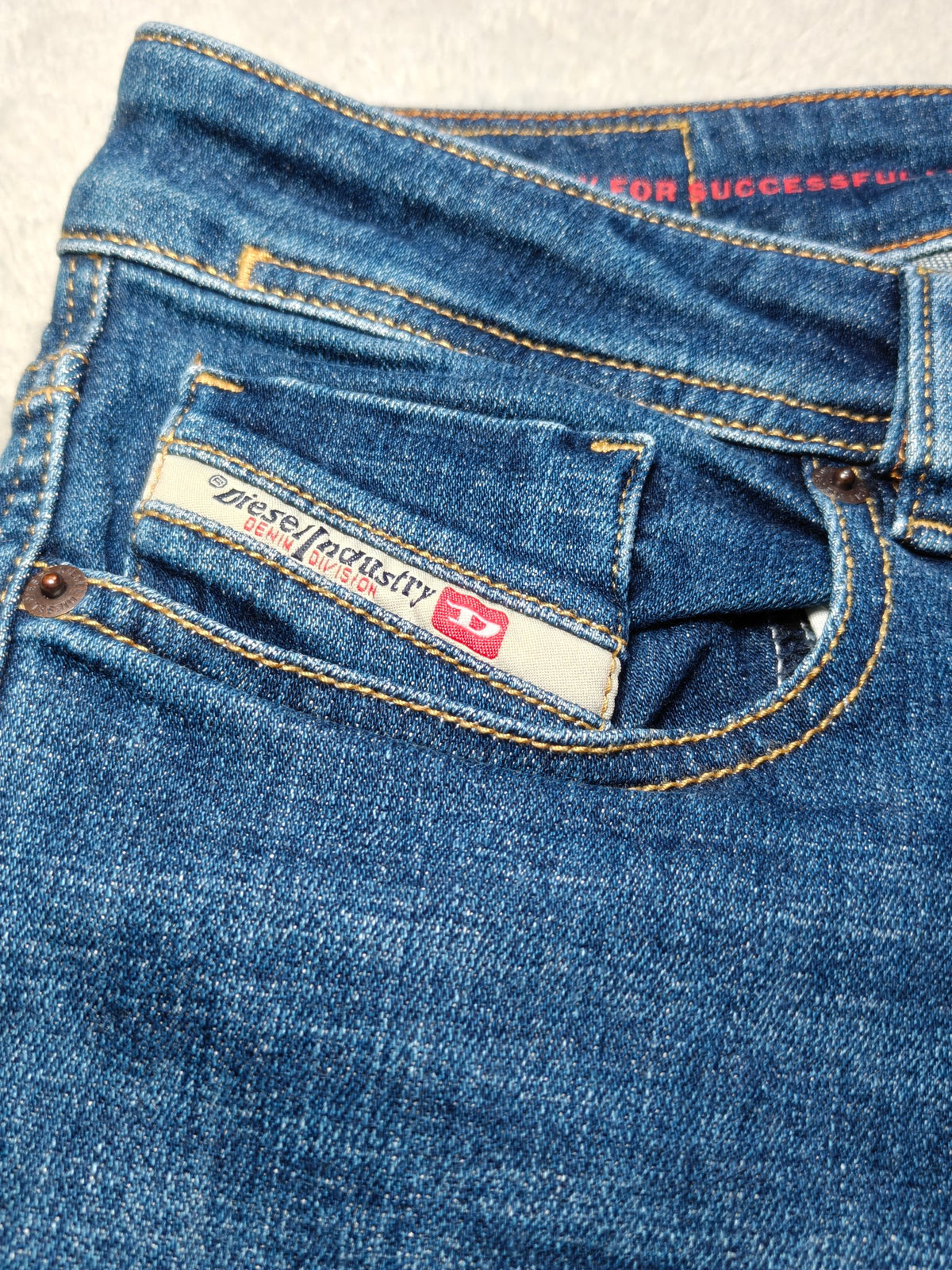 Men Diesel 1979 Sleenker Blue Skinny W28 L32 Y2K Jeans