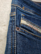 Men Diesel 1979 Sleenker Blue Skinny W28 L32 Y2K Jeans