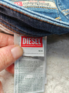 Men Diesel 1979 Sleenker Blue Skinny W28 L32 Y2K Jeans