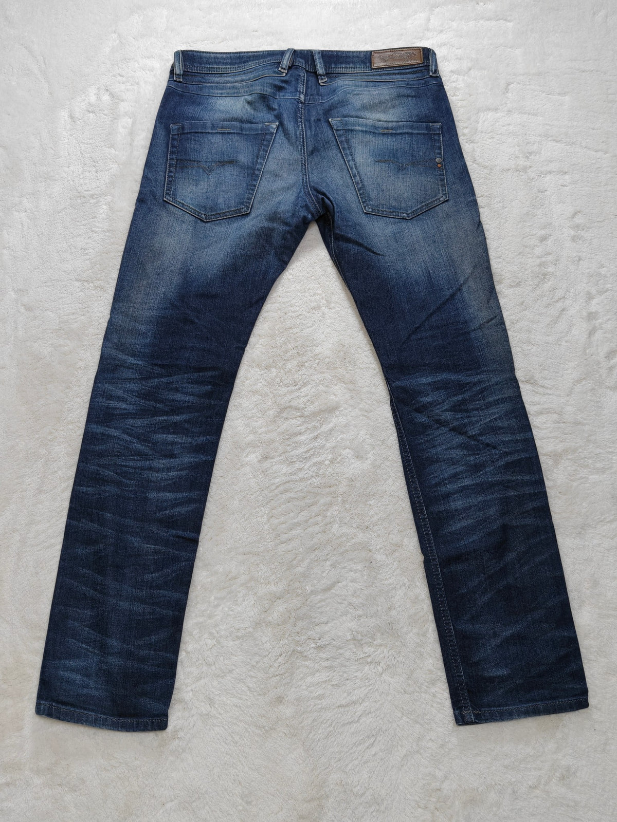 Men Diesel Belther Blue 0827K Tapered W31 L30 Y2K Jeans