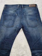 Men Diesel Belther Blue 0827K Tapered W31 L30 Y2K Jeans