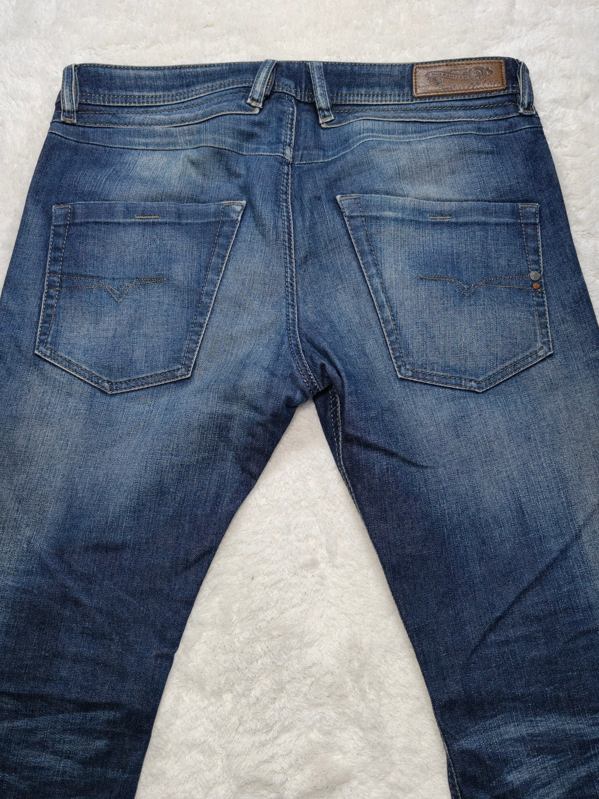 Men Diesel Belther Blue 0827K Tapered W31 L30 Y2K Jeans