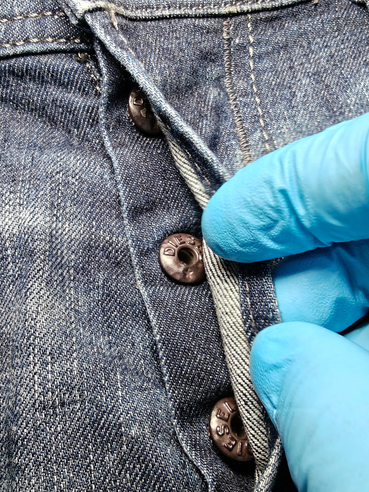 Men Diesel Belther Blue 0827K Tapered W31 L30 Y2K Jeans