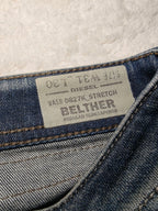 Men Diesel Belther Blue 0827K Tapered W31 L30 Y2K Jeans