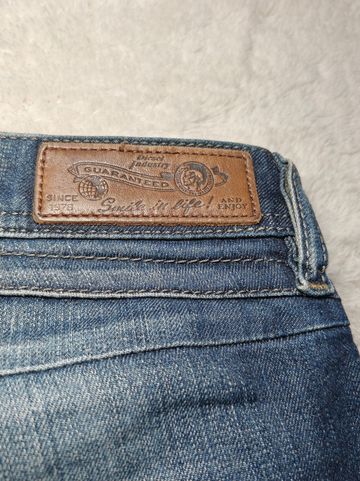 Men Diesel Belther Blue 0827K Tapered W31 L30 Y2K Jeans
