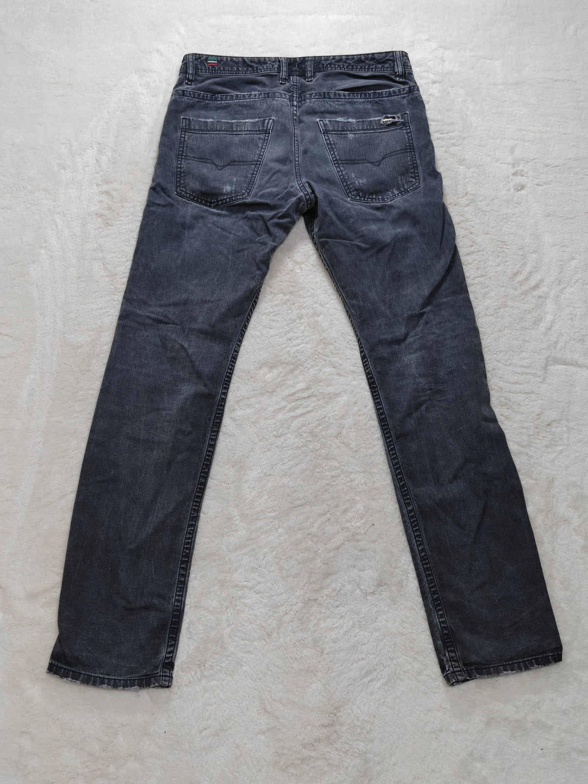 Men Diesel Braddom Black 0802K Slim carrot W30 L32 Y2K Jeans
