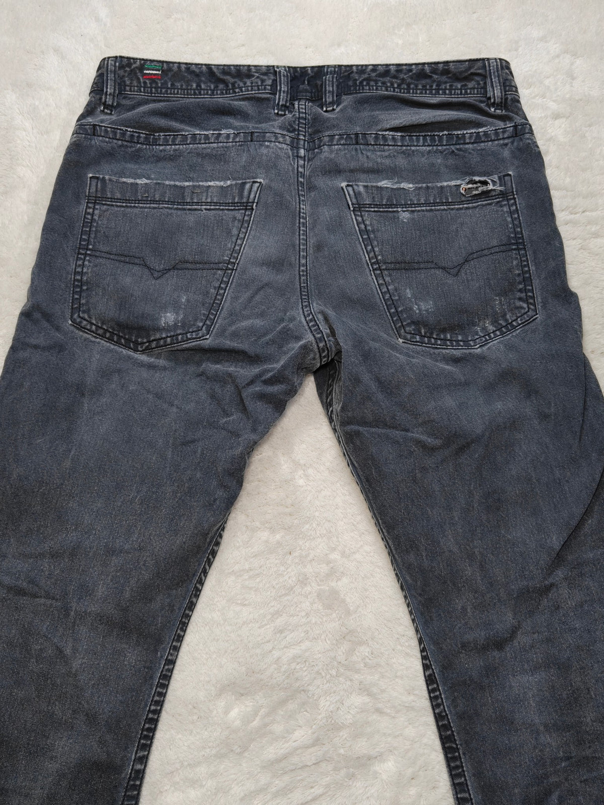 Men Diesel Braddom Black 0802K Slim carrot W30 L32 Y2K Jeans