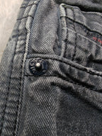 Men Diesel Braddom Black 0802K Slim carrot W30 L32 Y2K Jeans