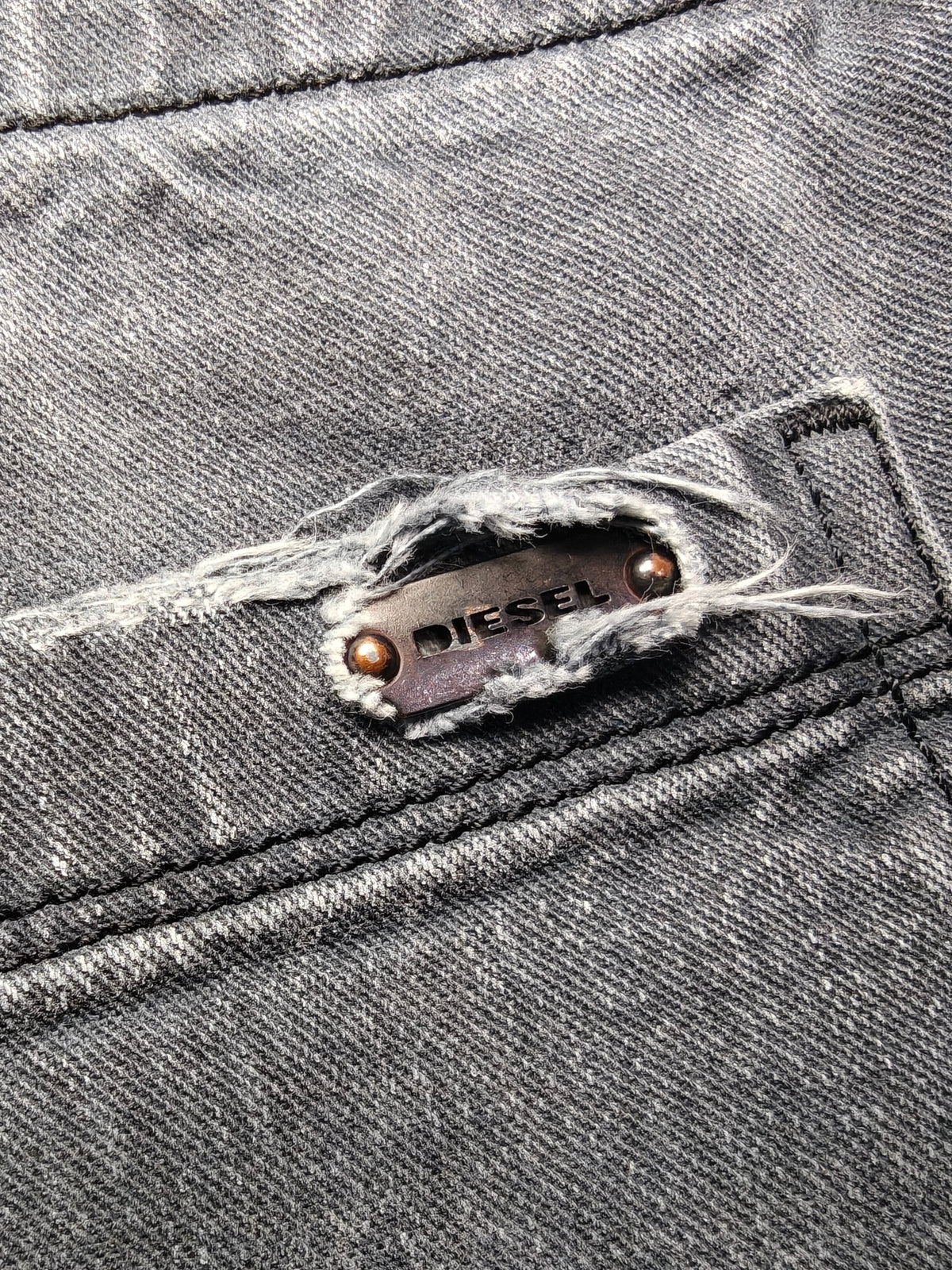 Men Diesel Braddom Black 0802K Slim carrot W30 L32 Y2K Jeans