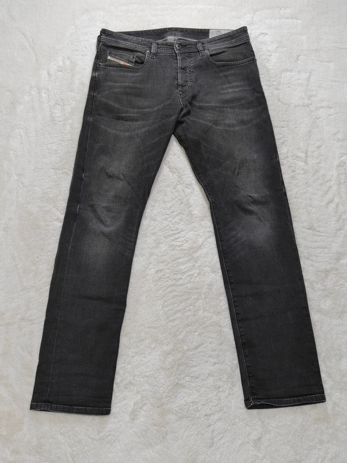 Men Diesel Buster Black R9F66 Tapered W30 L32 Y2K Jeans