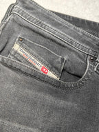 Men Diesel Buster Black R9F66 Tapered W30 L32 Y2K Jeans