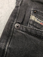 Men Diesel Buster Black R9F66 Tapered W30 L32 Y2K Jeans