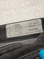 Men Diesel Buster Black R9F66 Tapered W30 L32 Y2K Jeans