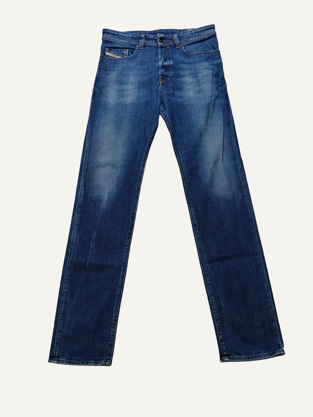 Men Diesel Buster Blue 0836X Tapered W28 L32 Y2K Jeans