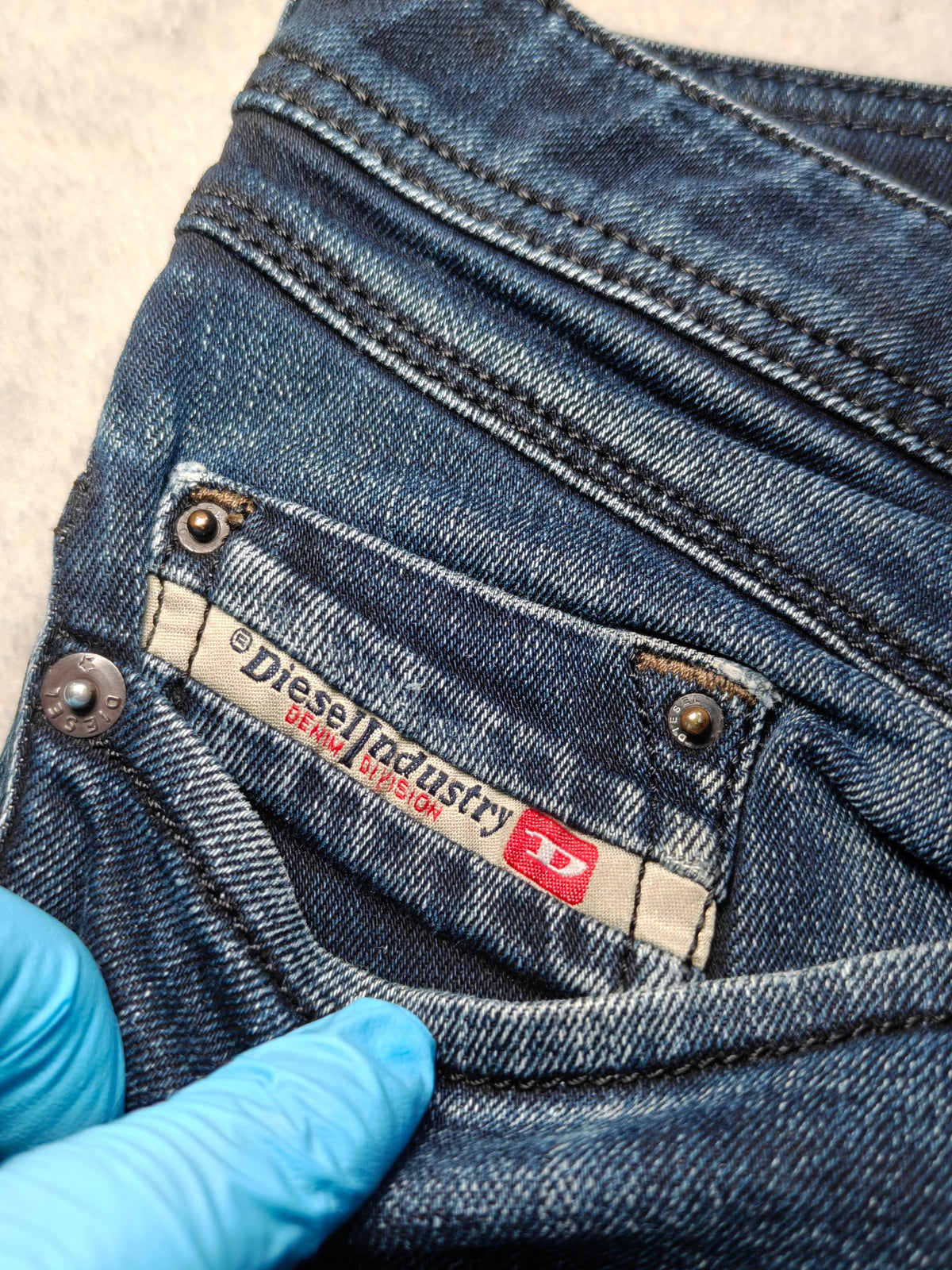 Men Diesel Iakop Blue R46D8 Tapered W30 L32 Y2K Jeans