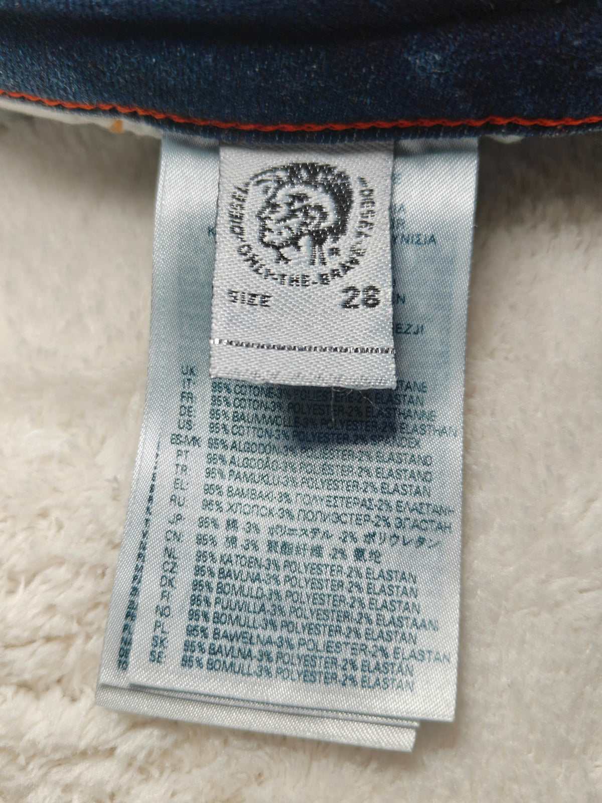 Men Diesel Krooley Jogg Blue Z69VI Tapered W28 L32 Y2K Jeans