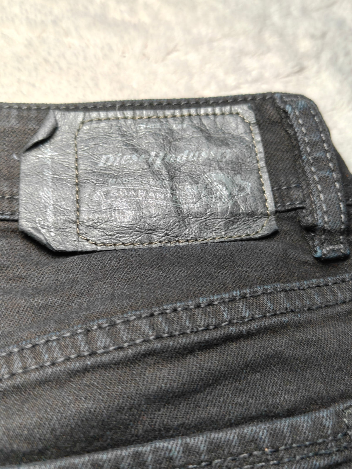 Men Diesel Sleenker Black 0886Z Slim W29 L30 Y2K Jeans