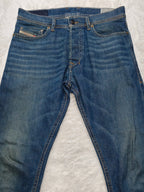 Men Diesel Tepphar Dark blue 0837I Slim carrot W28 L32 Y2K Jeans