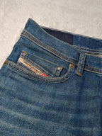 Men Diesel Tepphar Dark blue 0837I Slim carrot W28 L32 Y2K Jeans