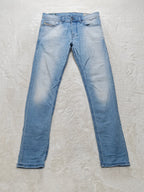 Men Diesel Tepphar Light blue 084CU Slim carrot W28 L30 Y2K Jeans