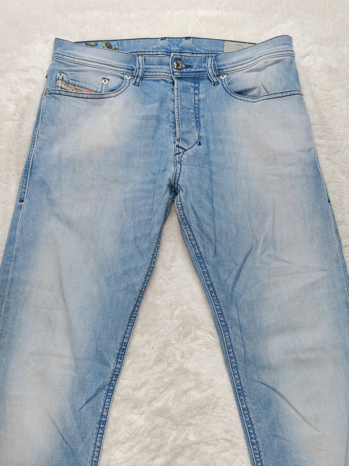 Men Diesel Tepphar Light blue 084CU Slim carrot W28 L30 Y2K Jeans