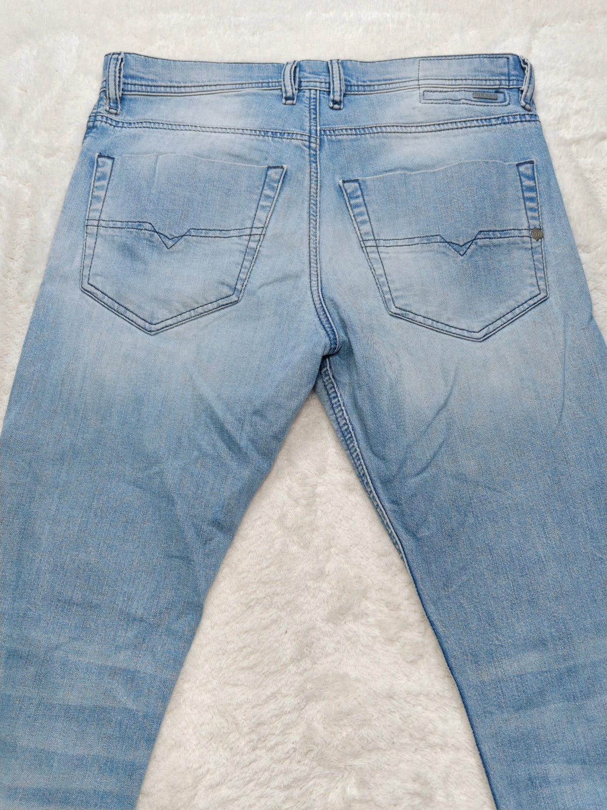 Men Diesel Tepphar Light blue 084CU Slim carrot W28 L30 Y2K Jeans
