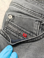 Men Diesel Troxer Black R6QE9 Slim W29 L32 Y2K Jeans