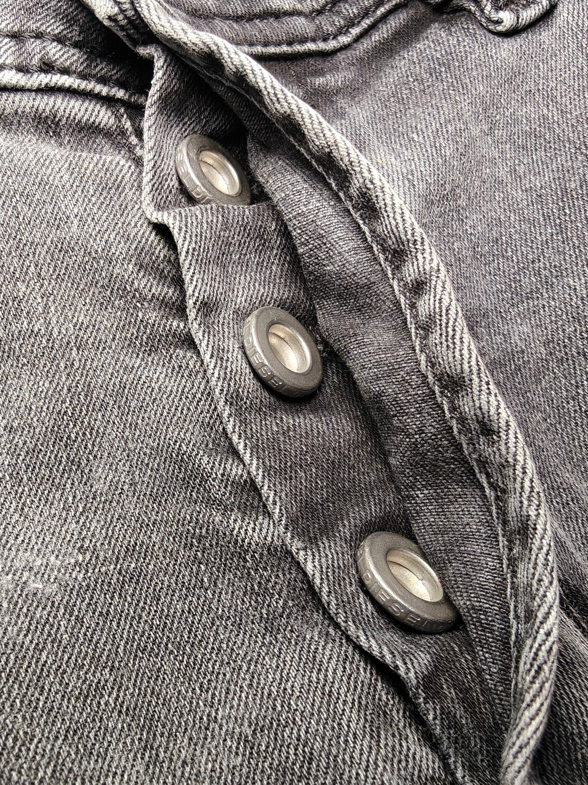 Men Diesel Troxer Black R6QE9 Slim W29 L32 Y2K Jeans