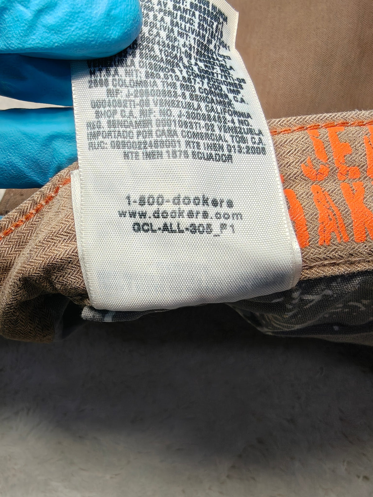 Men Dockers Chino Khaki Tapered W30 L32 Y2K Pants