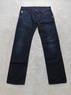 Men G-star Attacc Dark blue 5204 Straight fit W34 L34 2010s Jeans
