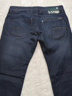 Men G-star Attacc Dark blue 5204 Straight fit W34 L34 2010s Jeans
