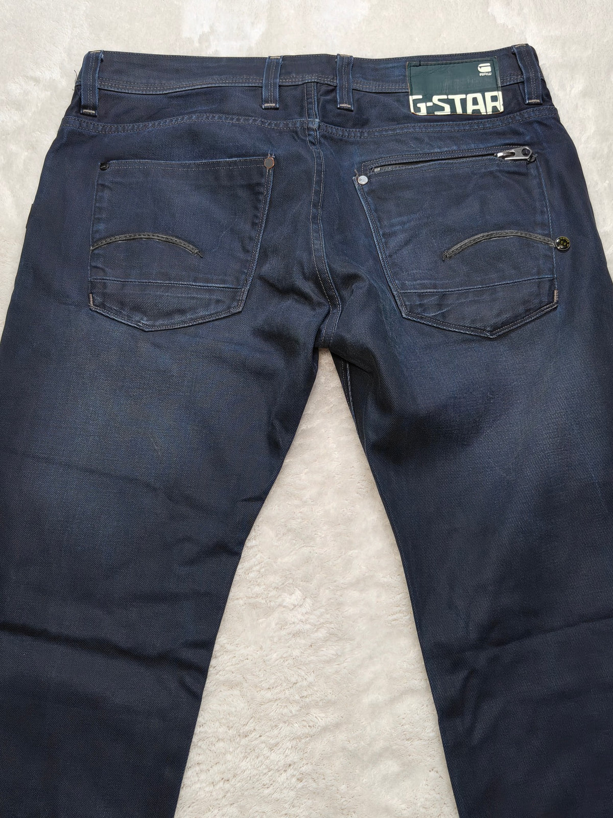 Men G-star Attacc Dark blue 5204 Straight fit W34 L34 2010s Jeans