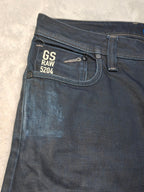 Men G-star Attacc Dark blue 5204 Straight fit W34 L34 2010s Jeans