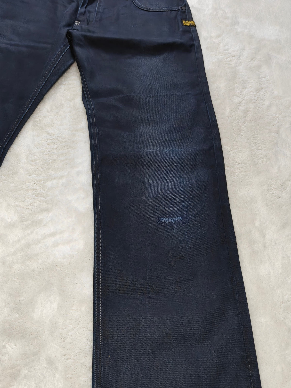 Men G-star Attacc Dark blue 5204 Straight fit W34 L34 2010s Jeans
