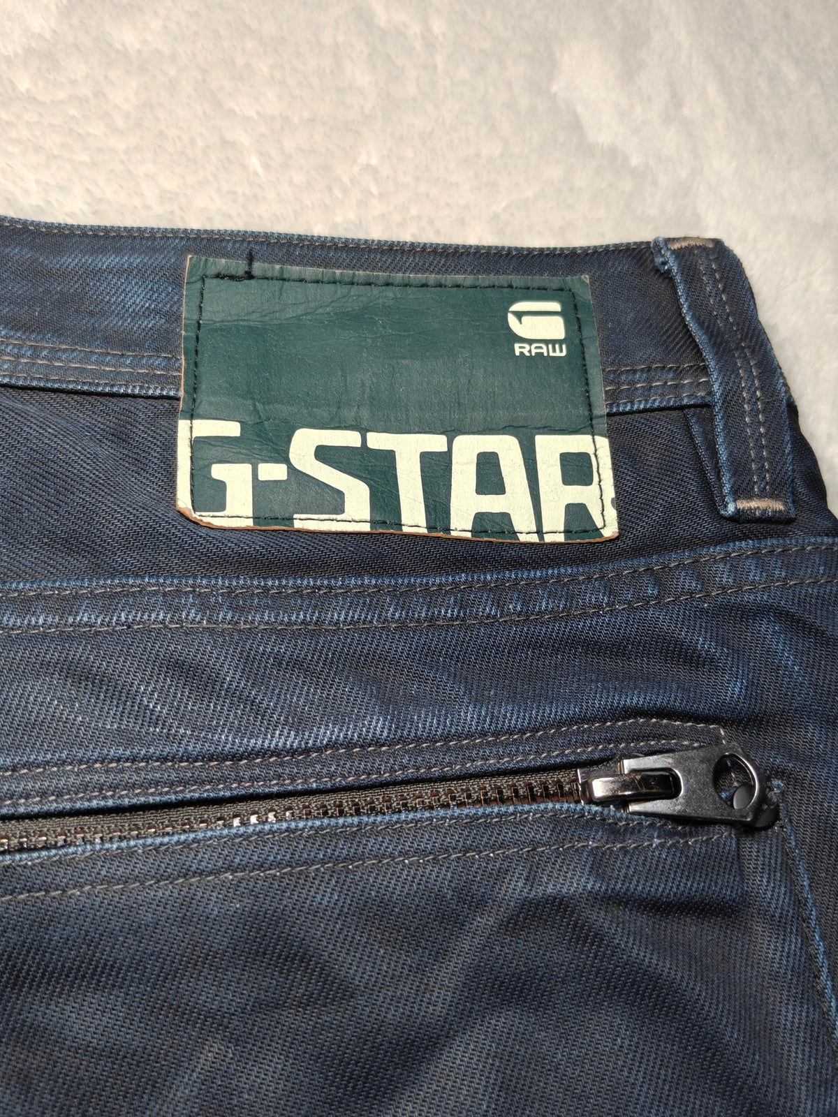 Men G-star Attacc Dark blue 5204 Straight fit W34 L34 2010s Jeans
