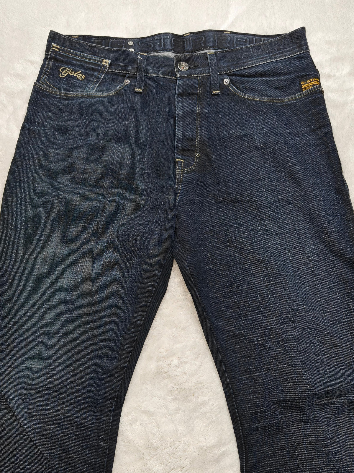 Men G-star Coder Dark blue Straight W34 L34 2010s Jeans