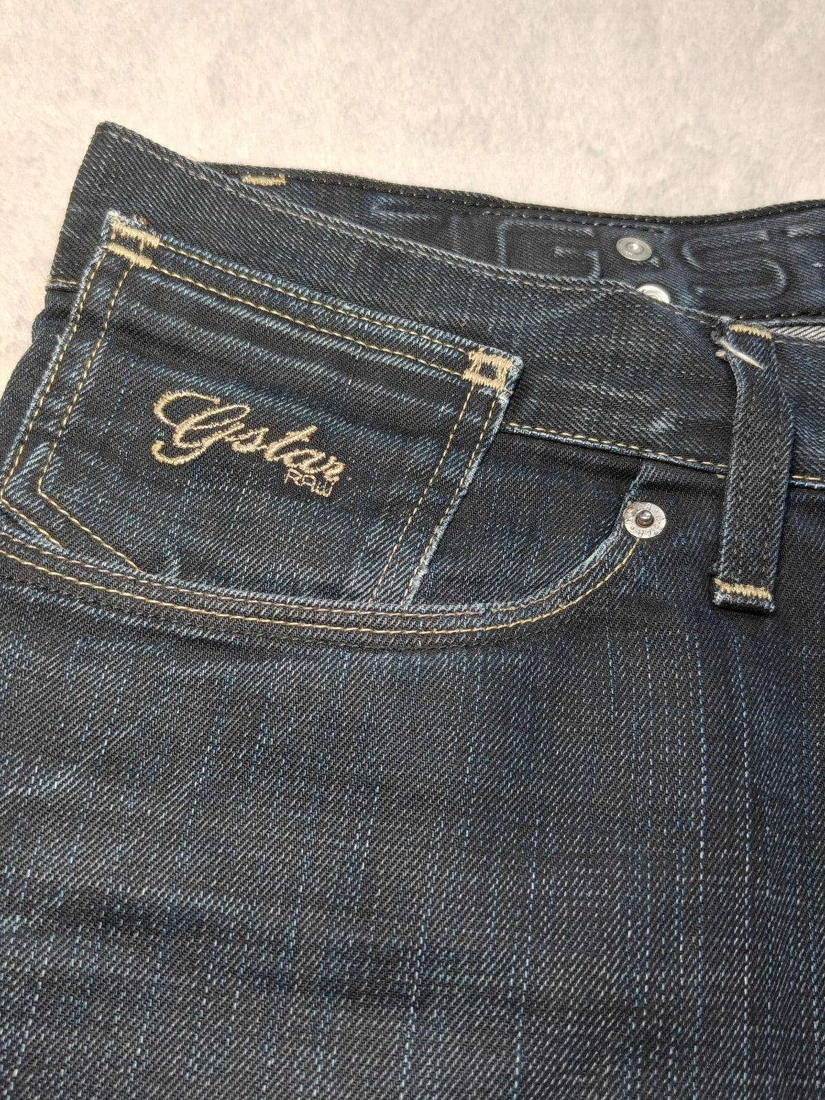 Men G-star Coder Dark blue Straight W34 L34 2010s Jeans