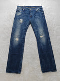 Men G-star Morris Blue DEEP INDIGO MM Straight W34 L34 2000s Jeans