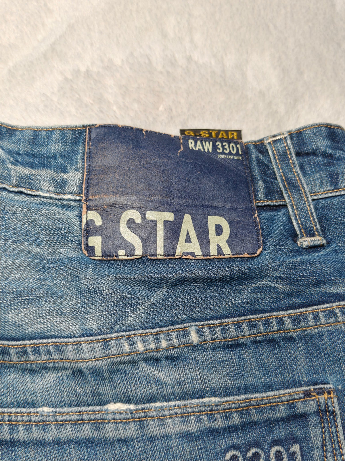 Men G-star Morris Blue DEEP INDIGO MM Straight W34 L34 2000s Jeans