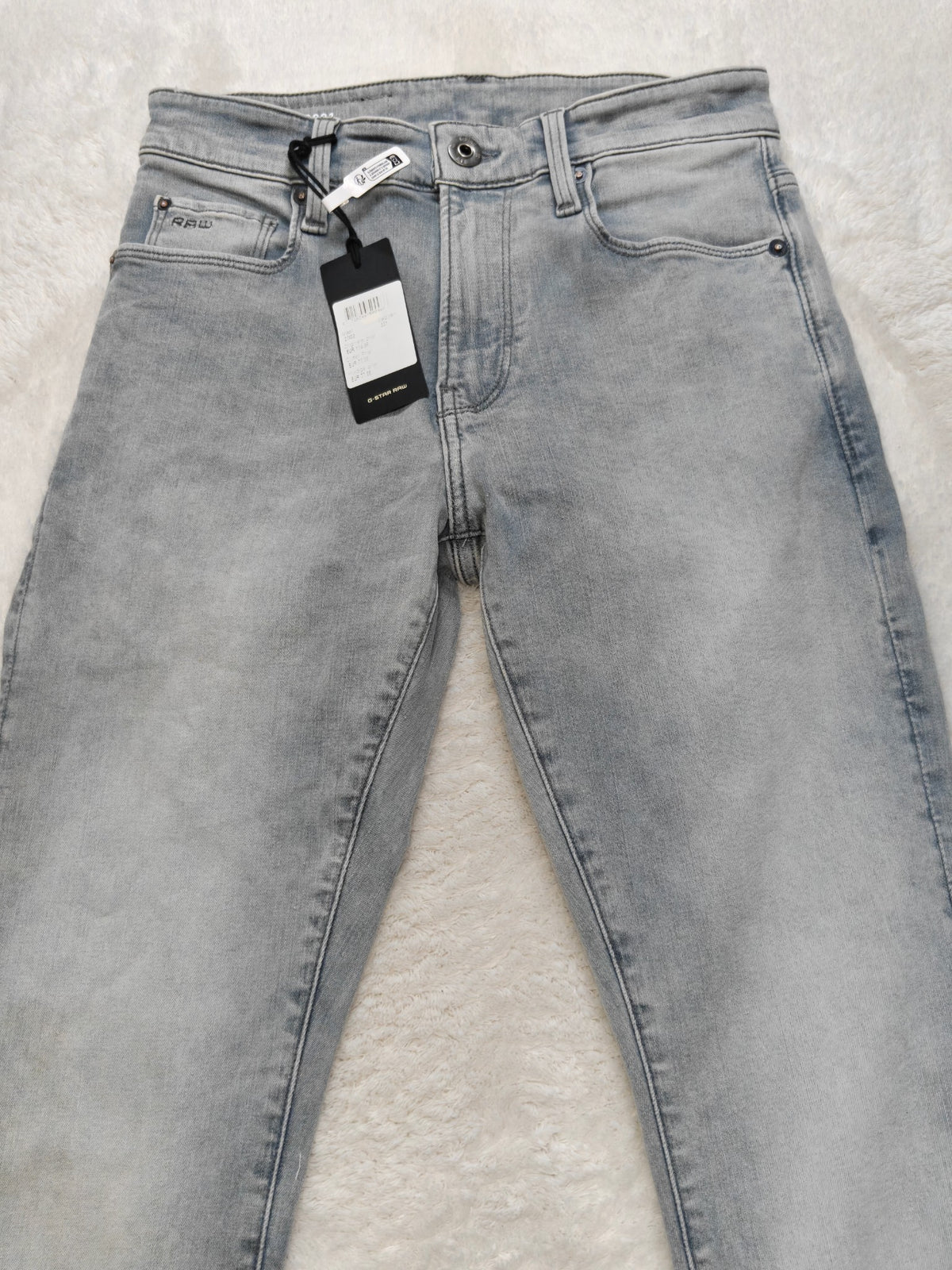 Men G-Star RAW 3301 Faded industrial grey Skinny W27 L32 Jeans