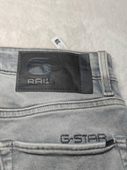 Men G-Star RAW 3301 Faded industrial grey Skinny W27 L32 Jeans