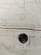 Men Gant Chino Cream Regular fit W36 L32 Y2K Pants
