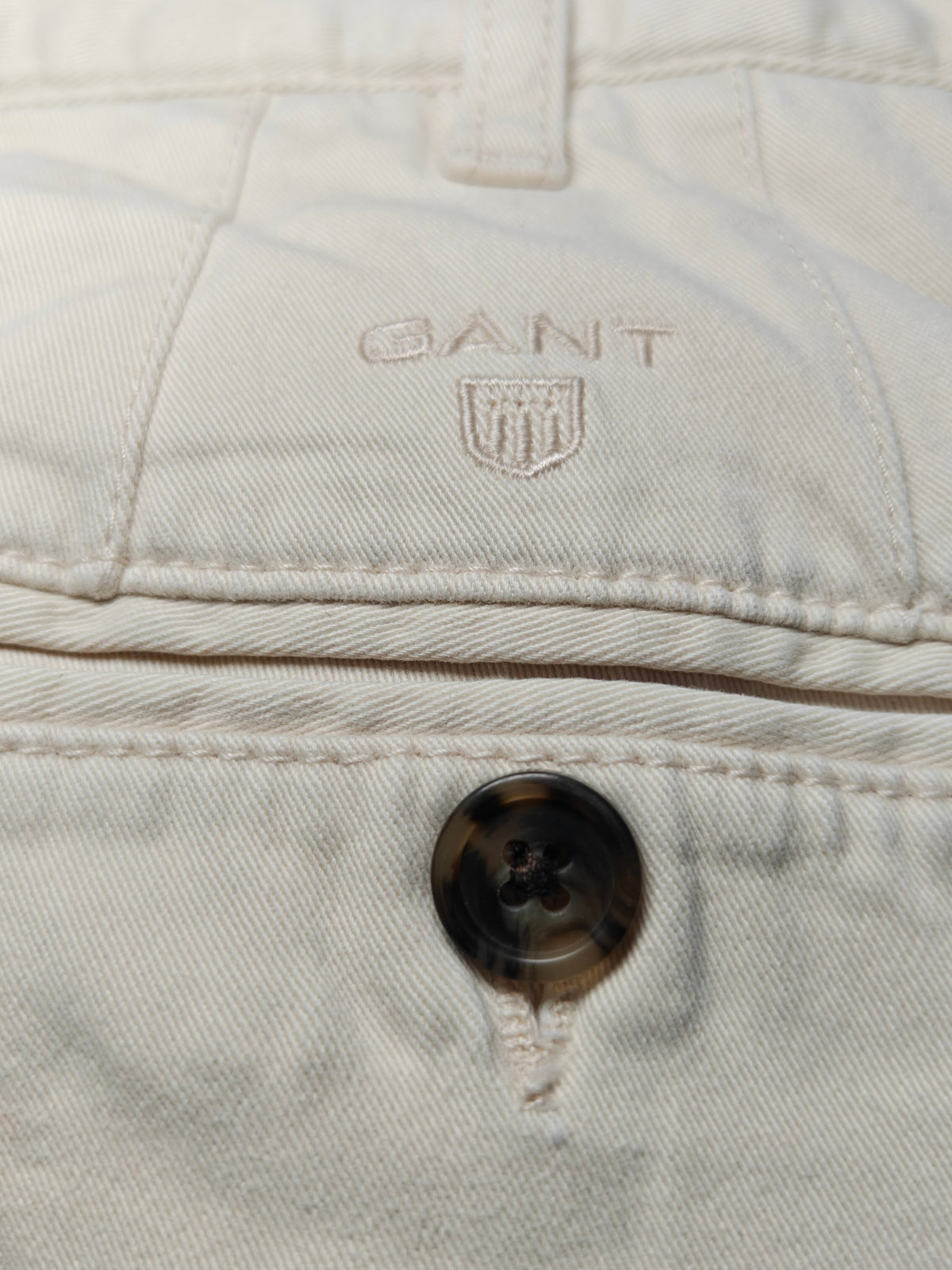 Men Gant Chino Cream Regular fit W36 L32 Y2K Pants