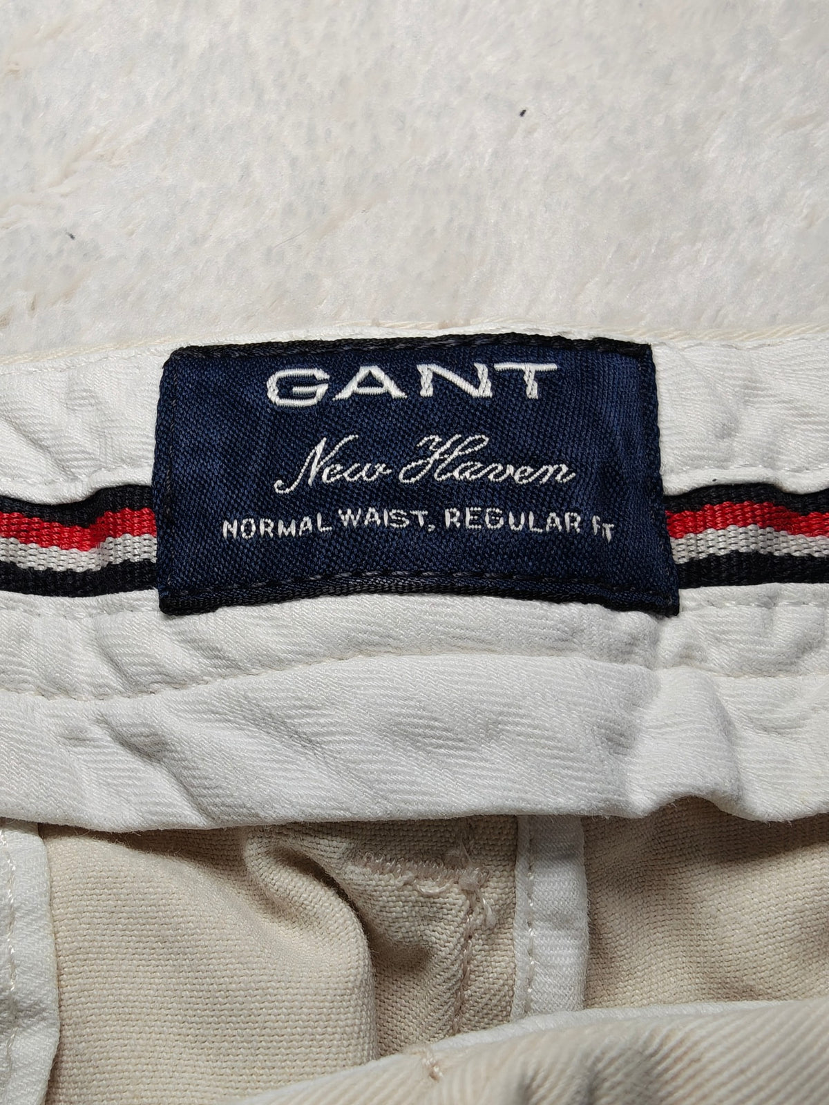 Men Gant Chino Cream Regular fit W36 L32 Y2K Pants