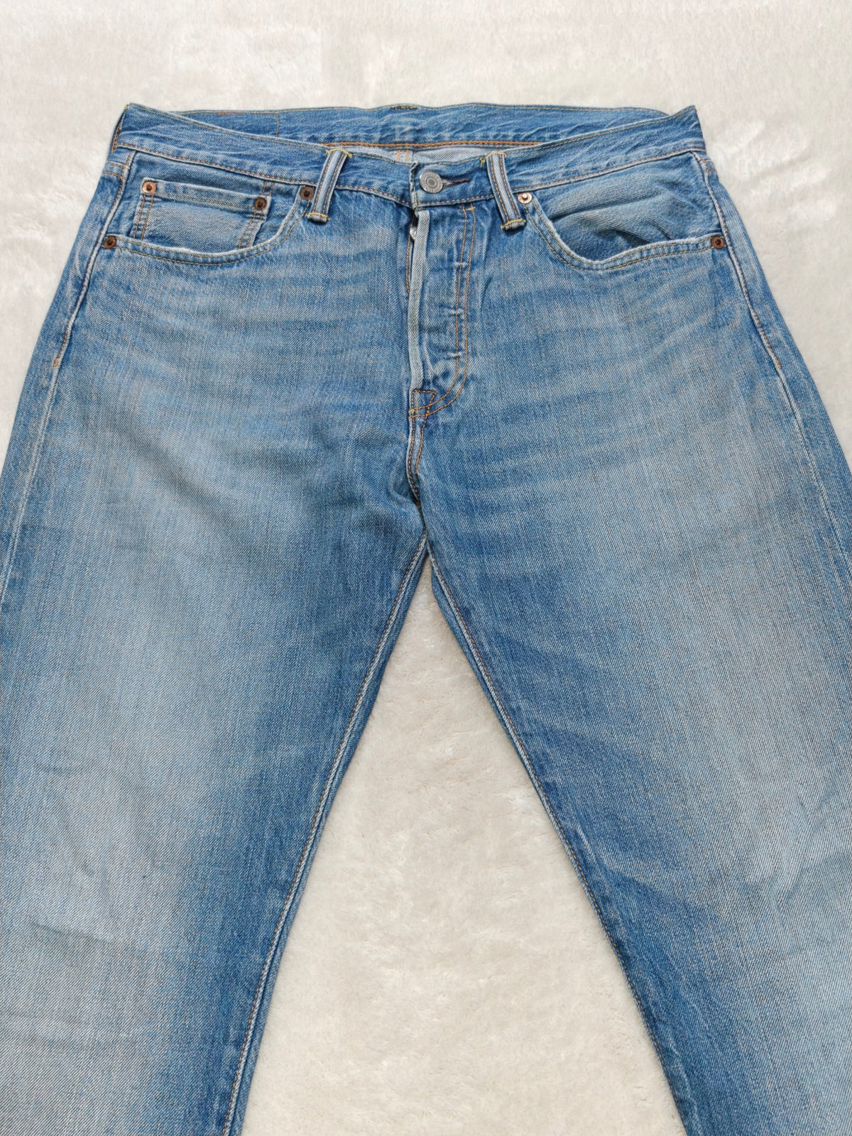 Men Levi's 501 Light blue Straight W31 L32 Y2K Jeans
