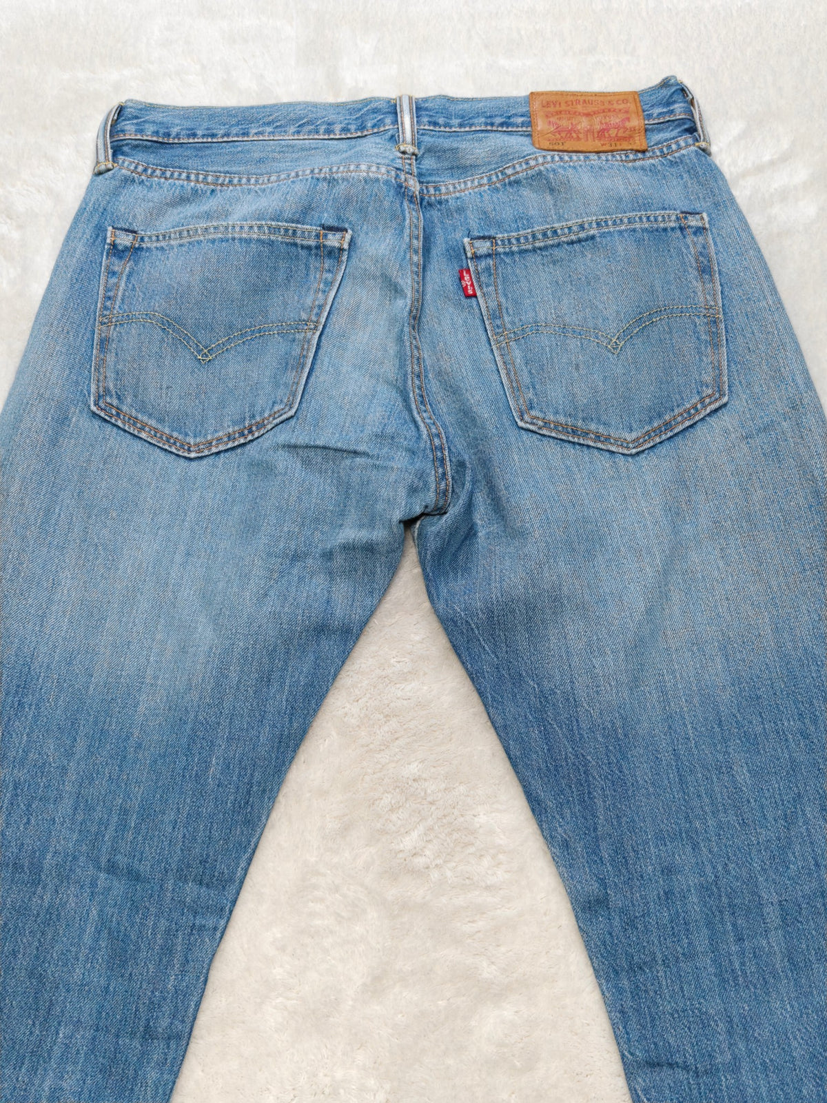 Men Levi's 501 Light blue Straight W31 L32 Y2K Jeans